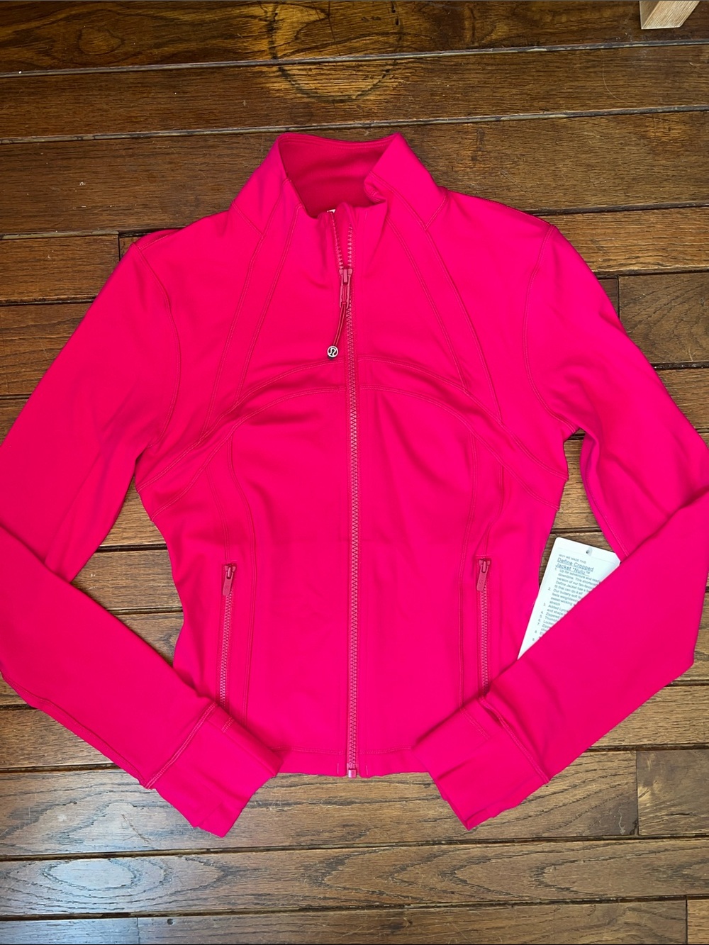 Lululemon Calypso Pink Define Cropped Jacket Nulu Size 6 New With Tags NWT